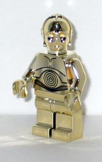 LEGO WHITE BOBA FETT+GOLD C 3PO+CHROME DARTH VADER (SEALED) PROMO