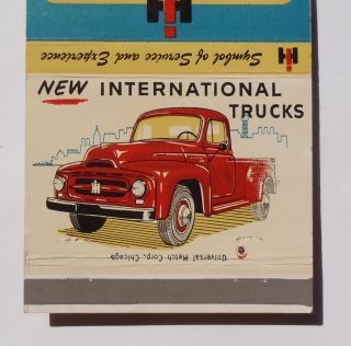 1950ISH Wide Matchbook IH Pickup Truck International Harvester