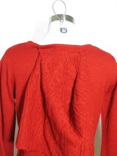 Madison Leigh Red Turtleneck Sweater Dress Sz M Medium