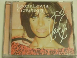 LEONA LEWIS   PERSONALLY SIGNED/AUTOGRAPHED EDITION GLASSHEART CD