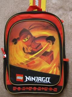 Lego Ninjago Red Ninja 16 Backpack School Book Bag