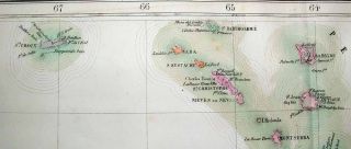 1827 Vandermaelen Map Lesser Antilles Caribbean Islands
