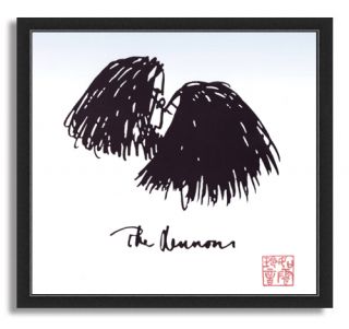 John Lennon Art of John Lennon 11x12 Print Framed 03