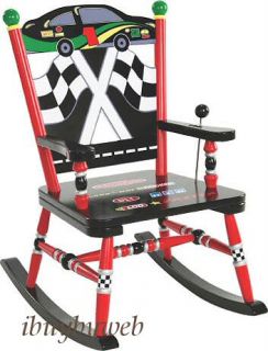 Levels of Discovery Kids Race Car Rocking Chair Rocker