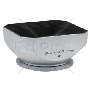 37mm DV Sun Shade Lens Hood for Camcorder Silver