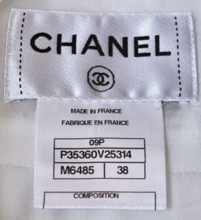 New, very rare, TRES CHIC Chanel black/white LESAGE bow dress.