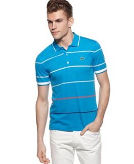 Lacoste Shirt, Wide Stripe Jersey Polo Shirt