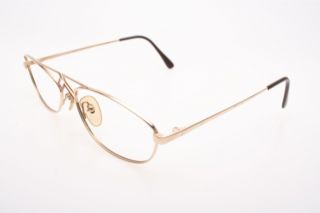 Flat Golden Oval Eyeglasses by Leonhard de Neffe Mod 423 K19W