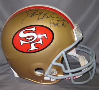 Deion Sanders Autographed 49ers Proline Helmet