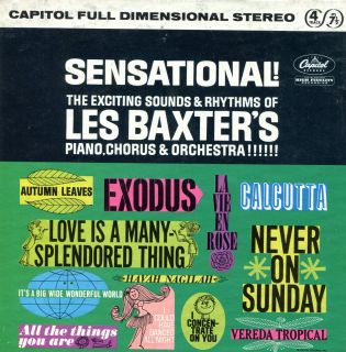 Les Baxter Sensational Capitol Stereo 7 1 2 IPS Reel to Reel Tape