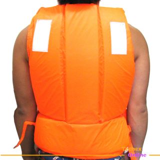 New Adult Foam Boat Swimming Life Jacket Vest Whistle