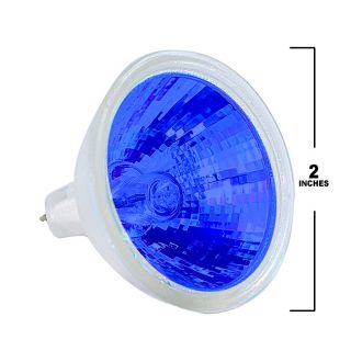 BRAND NEW EXT/B MR16 50w 12v GU5.3 Colored Blue light bulb