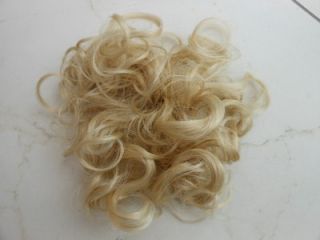 Hair Extension Scrunchie Light Honey Blonde Up do Down do Curly