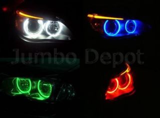 Red LED Angel Eye Halo Light Lamp Bright for BMW 525 530 540 545 550 5