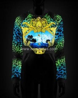 Versace for H M Sold Out Celeb Print Bomber Jacket Limited Ed EU 36 US