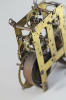 Antique Running Sessions 8 Day Mantel Clock Movement Parts Repair