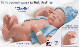 Charlie Anatomically Correct So Truly Real Lifelike Baby Doll