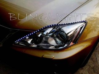 Lexus SC430 HS250 White Lights LED Headlight Strip DRL