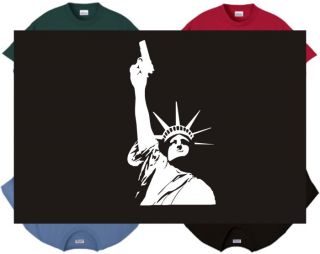 Shirt Tank Statue of Liberty Armed Political