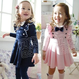 Hot Sale Likely Girls Toddler Party Dress Tutu Skirt Long Sleeve 1 6Y