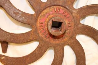 Vintage Lilliston Rotary Hoe Wheel Blades Set of 3