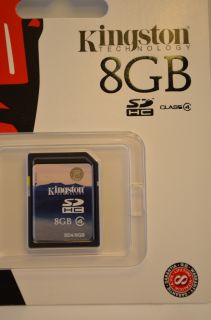 Memory Card Class 4 Kingston 8GB SDHC SD4 8GB Camera