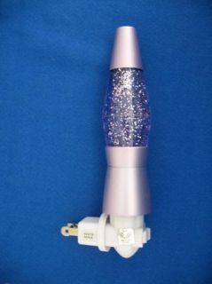 Purple Lava Lamp Wall Plug in Night Light Small
