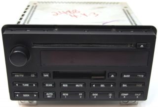 2003 2004 2005 Lincoln Aviator Factory Stereo Cassette Tape CD Player