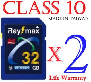 Raymax 32GB 64GB Class 10 SD SDHC Fast Memory Card Best Quality