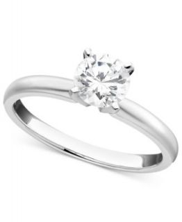 Engagement Ring, Certified Near Colorless Diamond (1/2 ct. t.w.) and