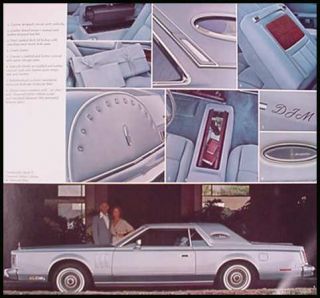 1978 Lincoln Mark V Big Brochure Designer Series 78