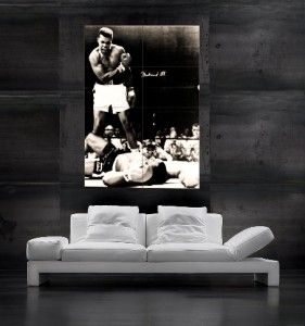 Muhammad Ali vs Sonny Liston Huge Wall Print Art Poster Boxing Fight