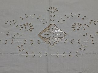 Cut Work Embroidery Handloom Linen Sheet and Pillowcases