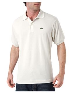 Lacoste Classic fitted polo shirt Cream   