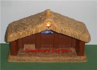 Fisher Price Little People Nativity Stable Barn w Sounds