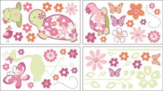 Cocalo Once Upon A Pond Girls Nursery Crib Bedding Set Decals Valance