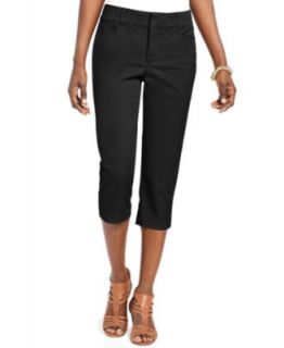 Style&co. Sport Petite Pants, Slimming Straight Leg Cropped Lounge