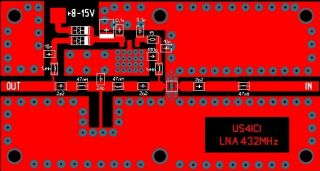 LNA 70 cm NF 0 55nu ll20 dBGa in4 32M