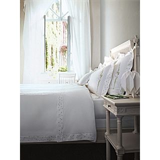 Yves Delorme Blooming bed linen range in blanc   