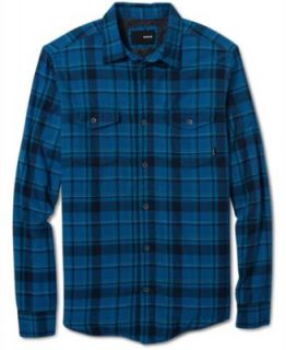 Hurley Hoodie, Roller Hooded Flannel   Mens Casual Shirts