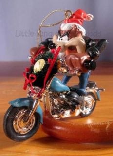 Taz Ornament Motorcycle Hog motorbike Chopper Devil