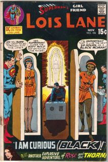 Supermans Girlfriend Lois Lane Comic Book #106, DC Comics 1970 VERY