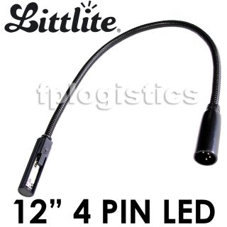 Littlite 12x 4 LED 12 4 Pin XLR Gooseneck Lamp Bright White LED Light