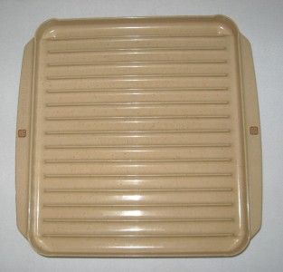 Vintage Littonware Microwave Grill Browning Plates