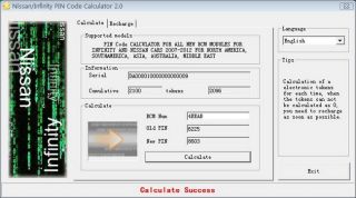 Pin Code Calculator by BCM Code for Immo Code Immbiliser Login