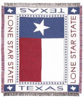 New Texas The Lone Star State Cotton Afghan Tapestry Throw Blanket