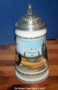 Longton Crown 100th Anniversary   For Amber Waves of Grain Stein with
