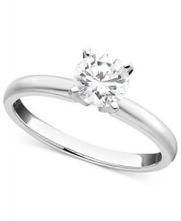 Engagement Ring, Certified Near Colorless Diamond (3/4 ct. t.w.) and