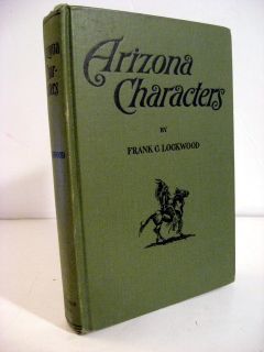 1928 Frank Lockwood Arizona Characters Photos Drawings