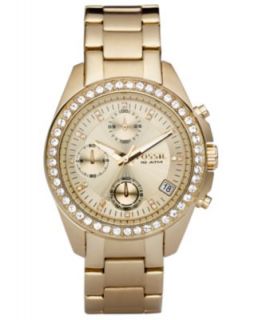 Fossil Watch, Womens Stella Gold Ion Plated Stainless Steel Bracelet